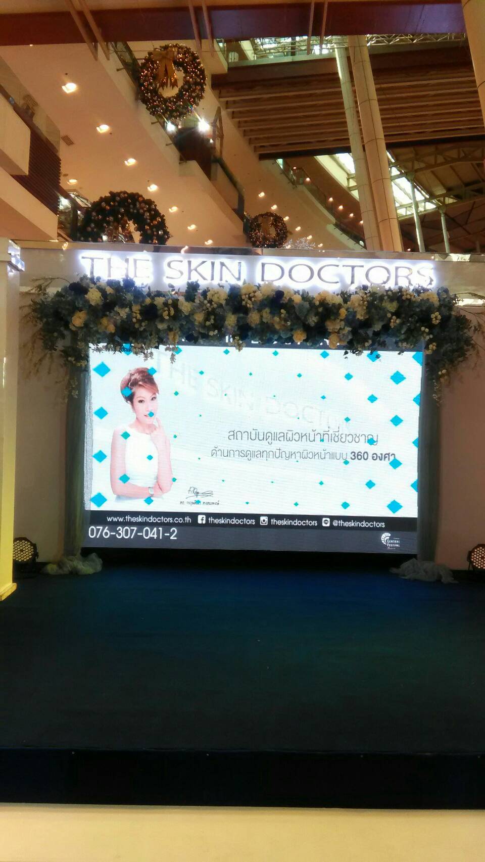 เช่าจอ LED_งาน The Skin Doctor PHUKETALT