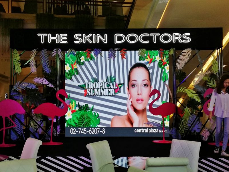 เช่าจอ LED_งาน THE SKIN DOCTORS