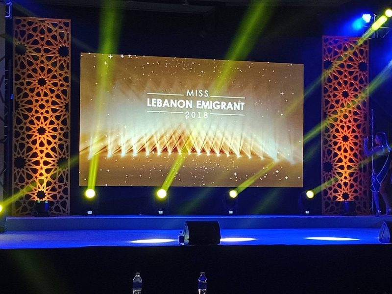 เช่าจอ LED_งานประกวด TAT Miss Labanon Emigrant