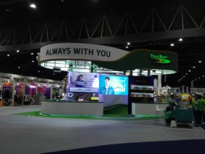 เช่าจอ LED_TI 2018 Booth THAIBEF