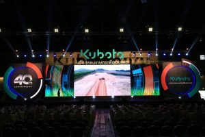 เช่าจอ LED_40th Anniversary Kubota นวตกรรมเกษตรเพื่ออนาคต