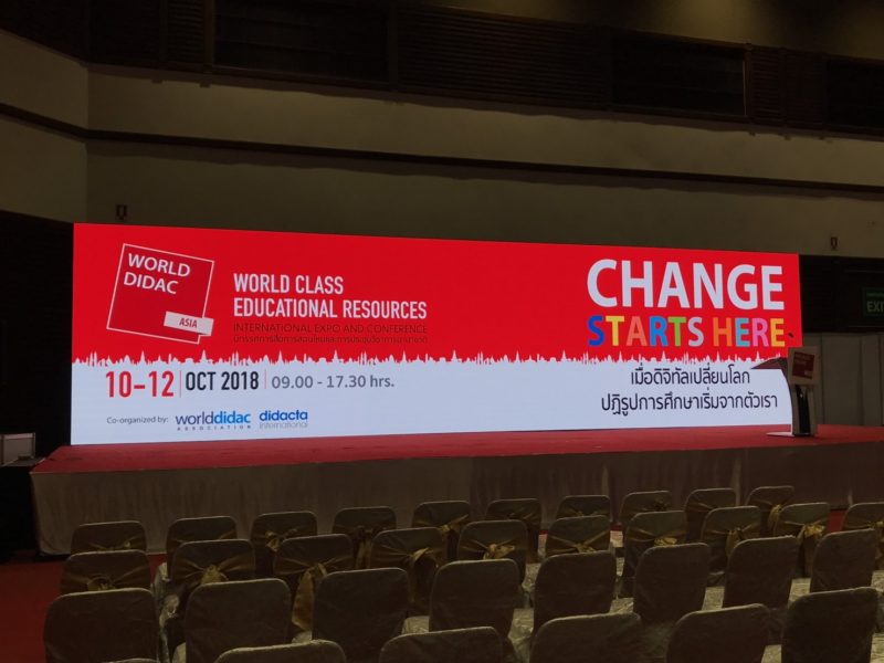 Worldidac Asia 2018 เวทีกลาง